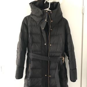 Zara puffer coat (water repellent)